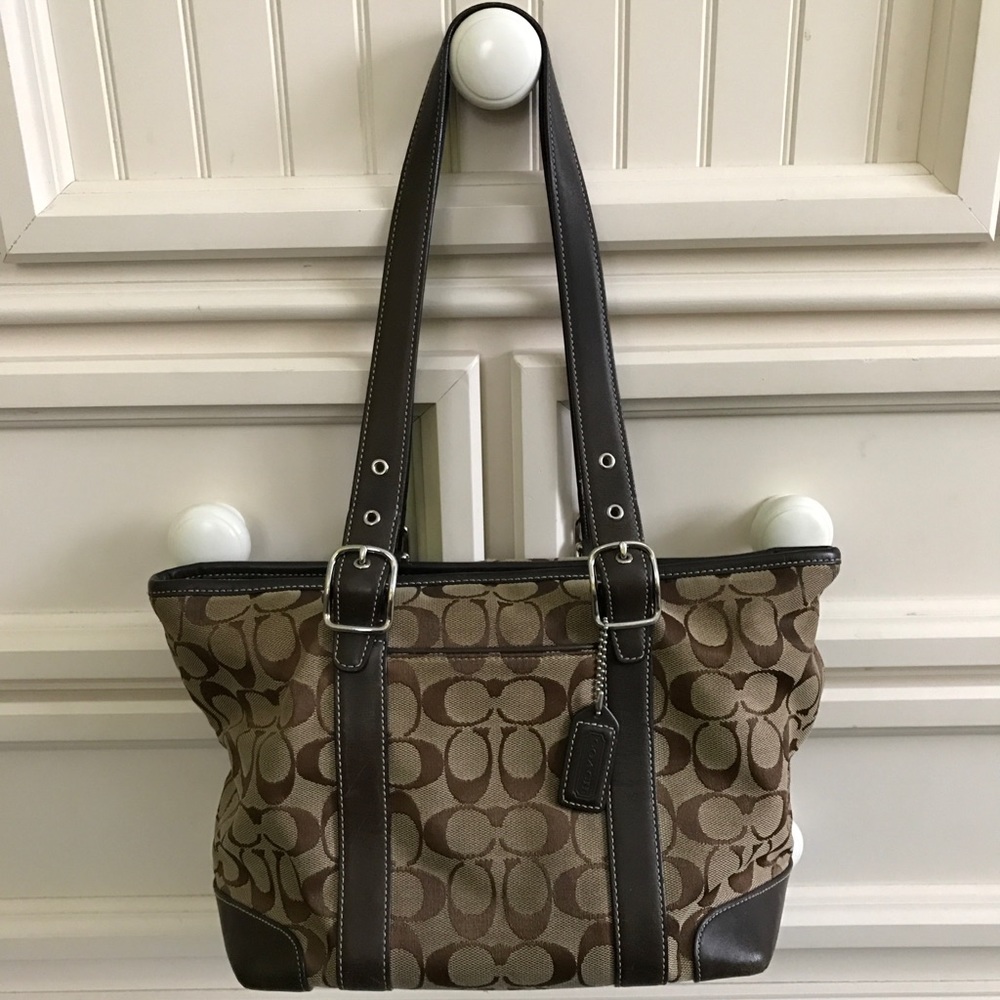 Coach Signature Tote Bag